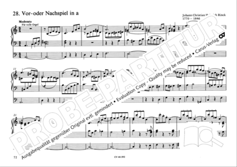 Free Organ Music from the Romantic Period, Vol. II (Freie Orgelmusik der Romantik, Band II) Organ scores gallery preview page 73