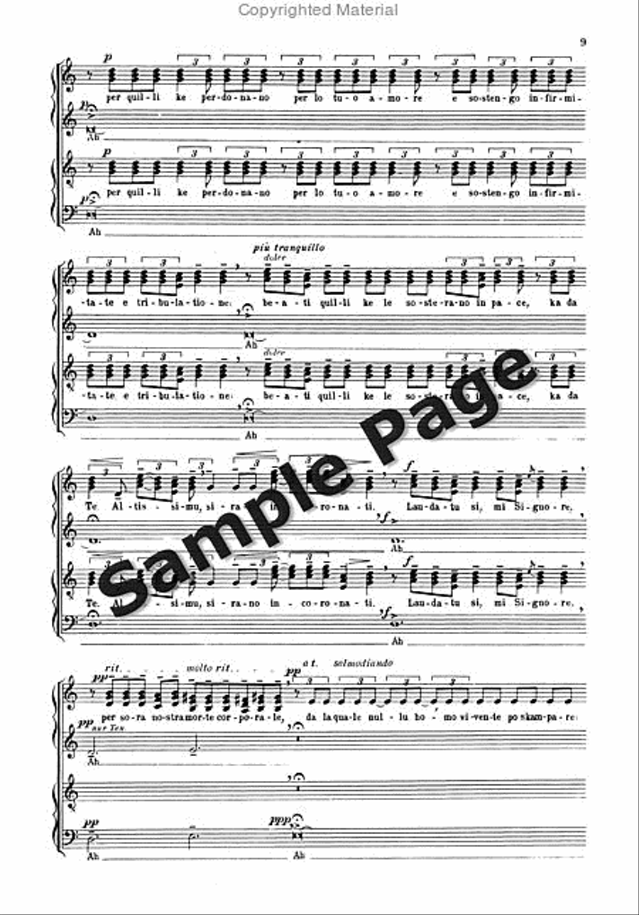 Concento di voci 4-Part scores gallery preview page 10