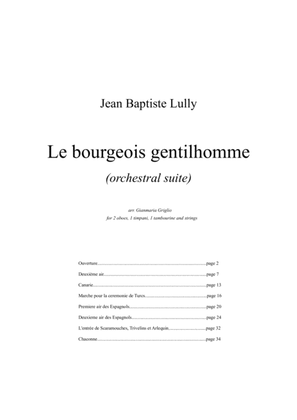 Lully - Le Bourgeois gentilhomme Suite