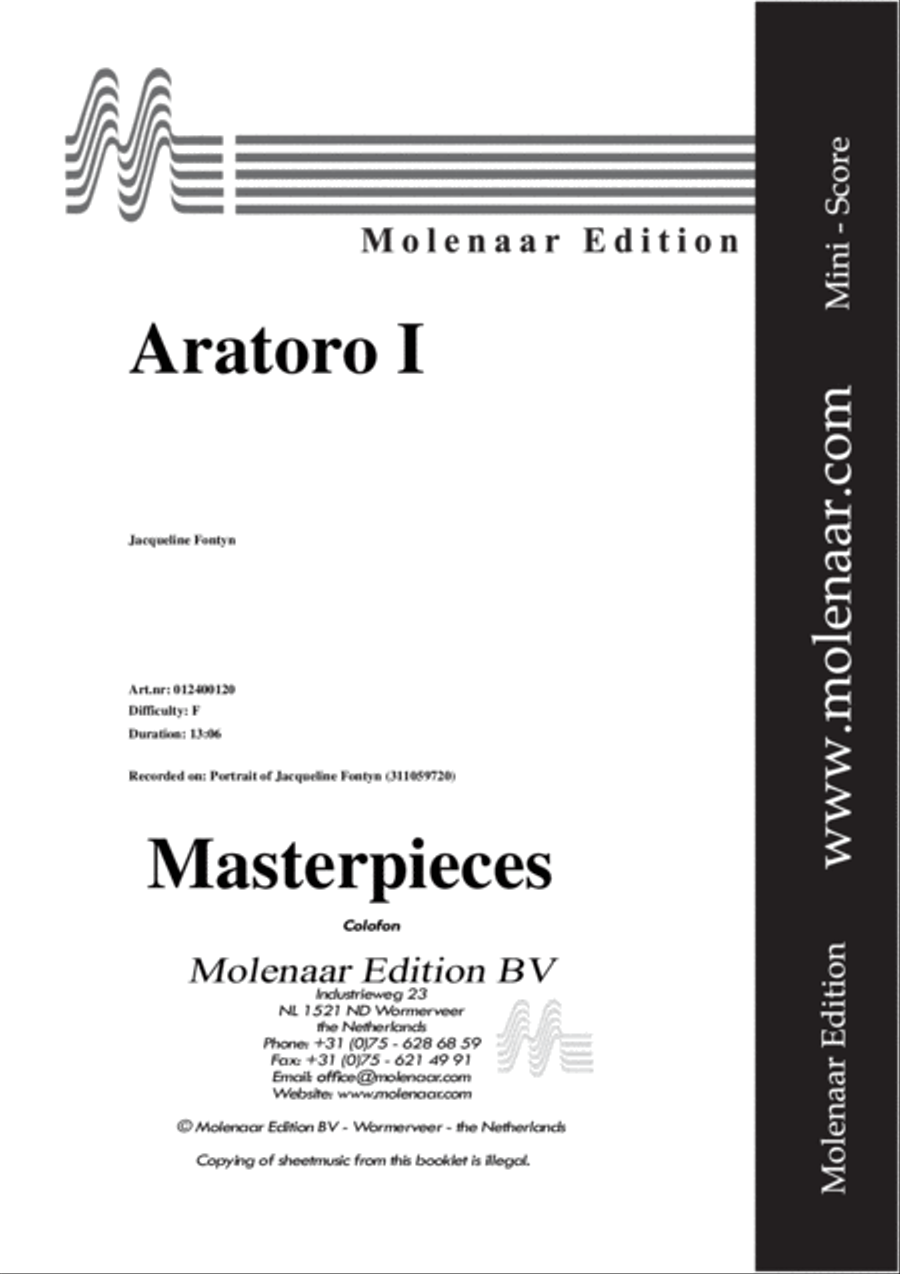 Aratoro I Aratoro I Concert Band scores gallery preview page 2