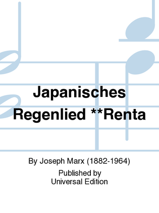 Japanisches Regenlied **Renta