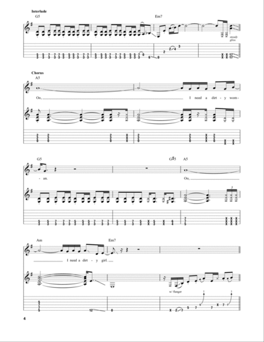 Young Lust Electric Guitar scores gallery preview page 4
