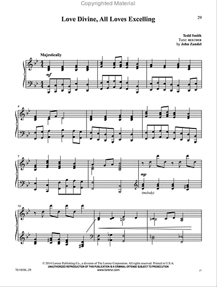 The Tedd Smith Legacy Piano Solo scores gallery preview page 4