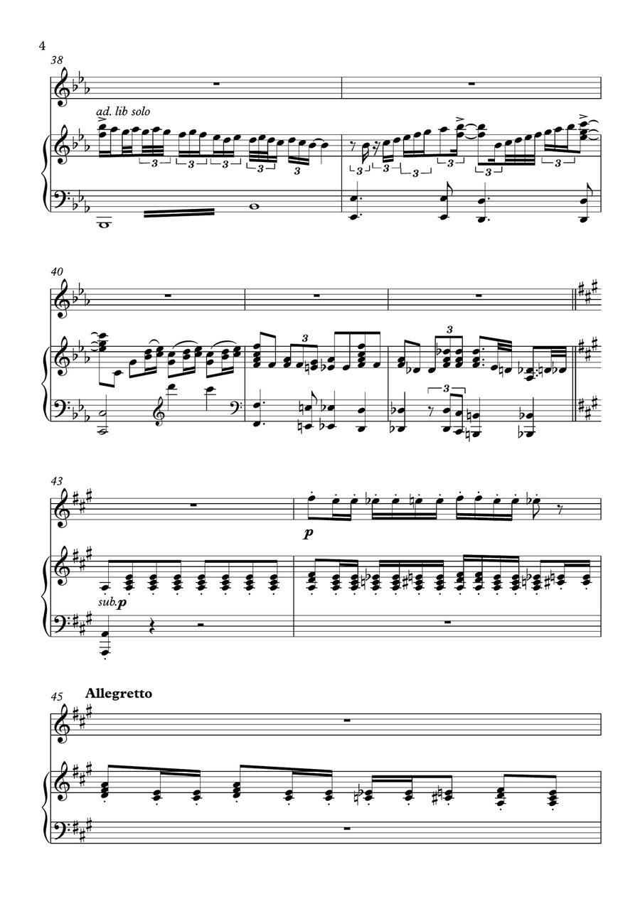 Bohemian Rhapsody Flute Solo scores gallery preview page 4