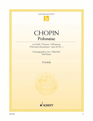 Book cover for Polonaise C-sharp minor, Op. 26/1