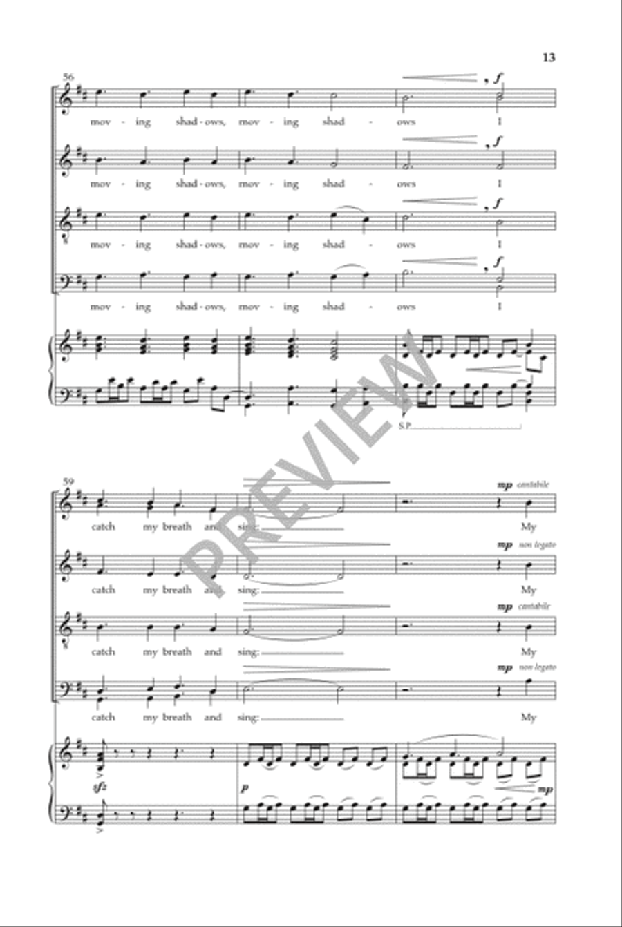 Fresh and Fearless 4-Part scores gallery preview page 14