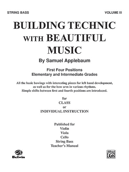 Building Technic with Beautiful Music - Volume III (Bass)