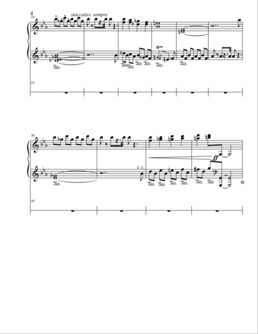 Ponytail Falls Ponytail Falls Piano Solo scores gallery preview page 4