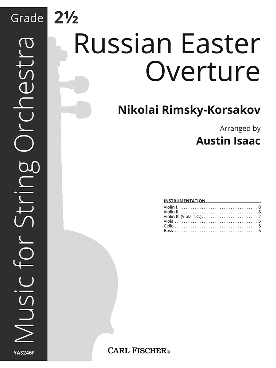 Russian Easter Overture Russian Easter Overture Orchestra scores gallery preview page 1