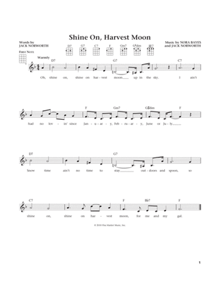 Shine On, Harvest Moon (from The Daily Ukulele) (arr. Liz and Jim Beloff)