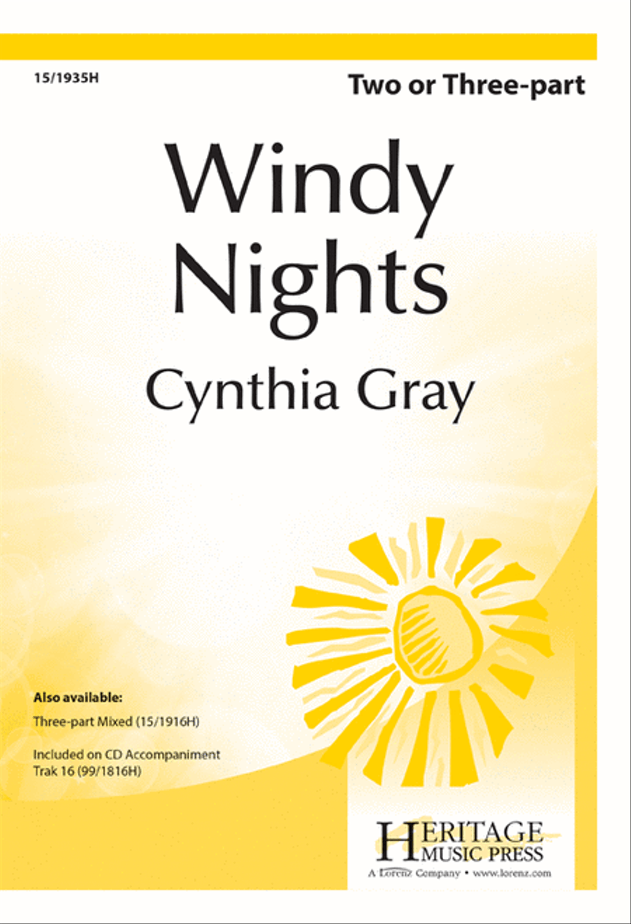 Windy Nights SSA scores gallery preview page 1