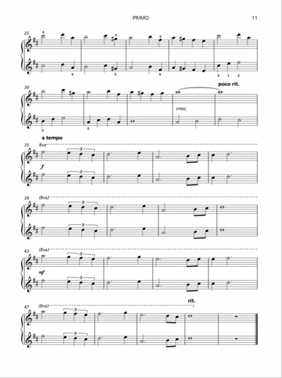 Piano Sketches Duets Book 1 Piano Duet scores gallery preview page 10