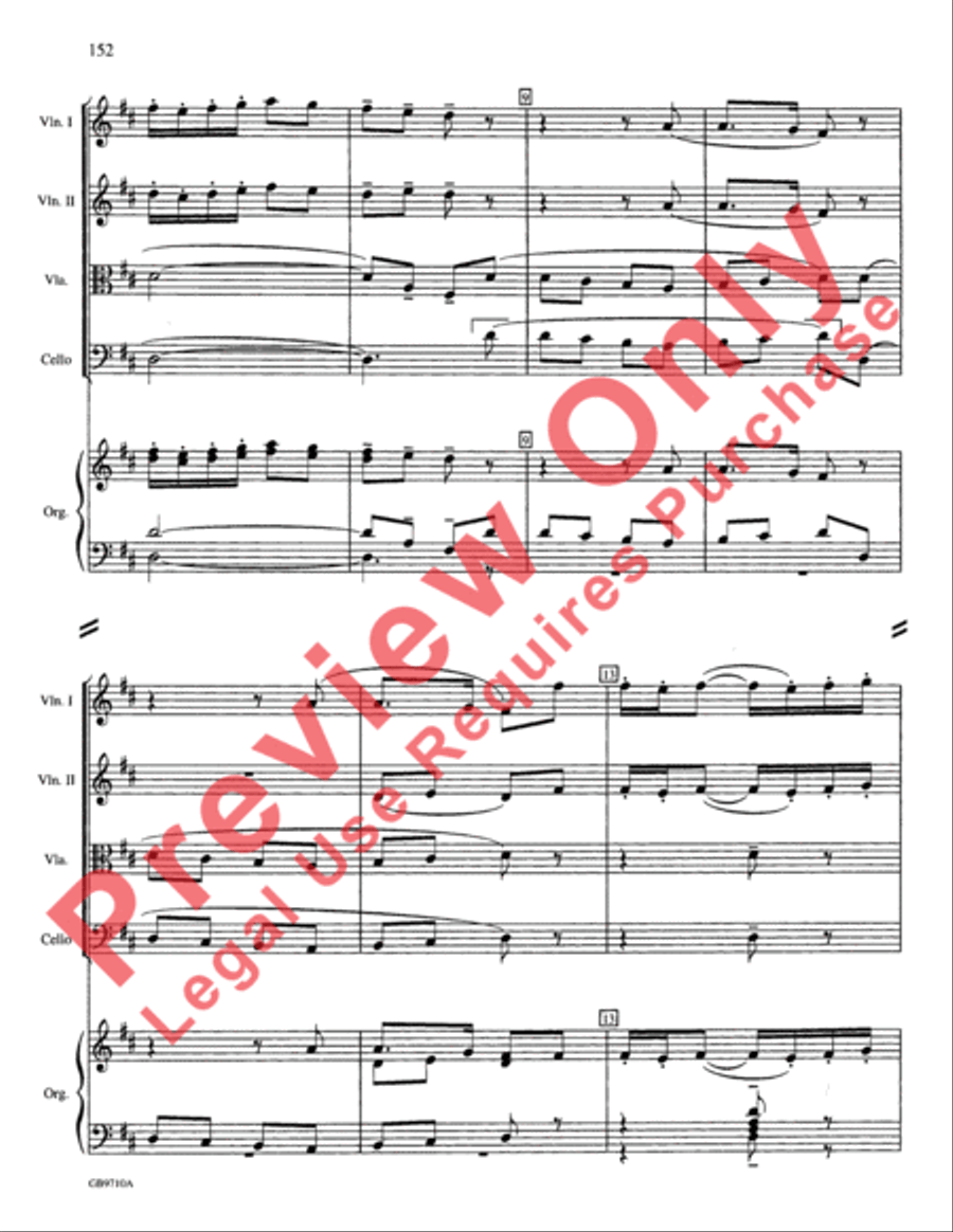A Festival of Lessons and Carols Choir scores gallery preview page 153