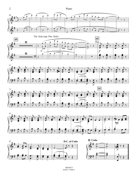 English Folk Song Suite - Piano