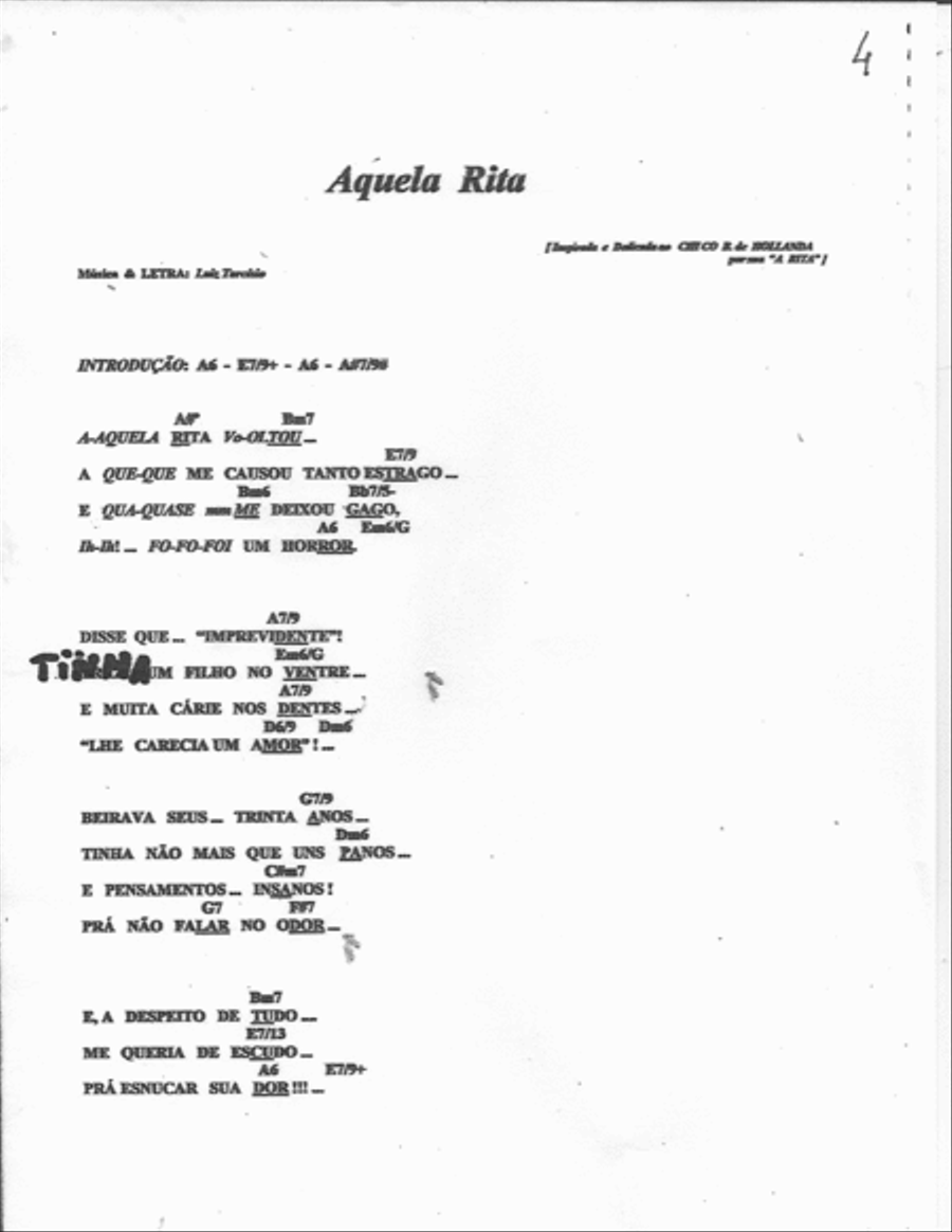 Aquela Rita - Part-1: Bossa Nova Small Ensemble scores gallery preview page 1
