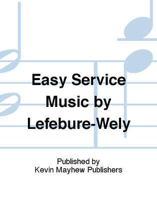 Book cover for Easy Service Music by Lefebure-Wely
