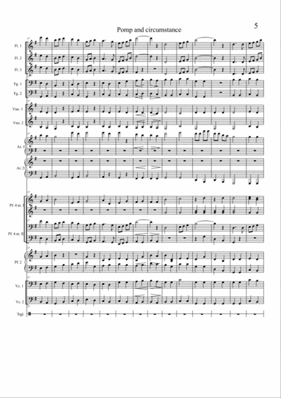 Pomp and Circumstance Pomp and Circumstance Large Ensemble scores gallery preview page 5