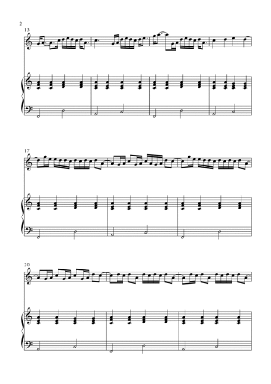 Daylight Violin Solo scores gallery preview page 2