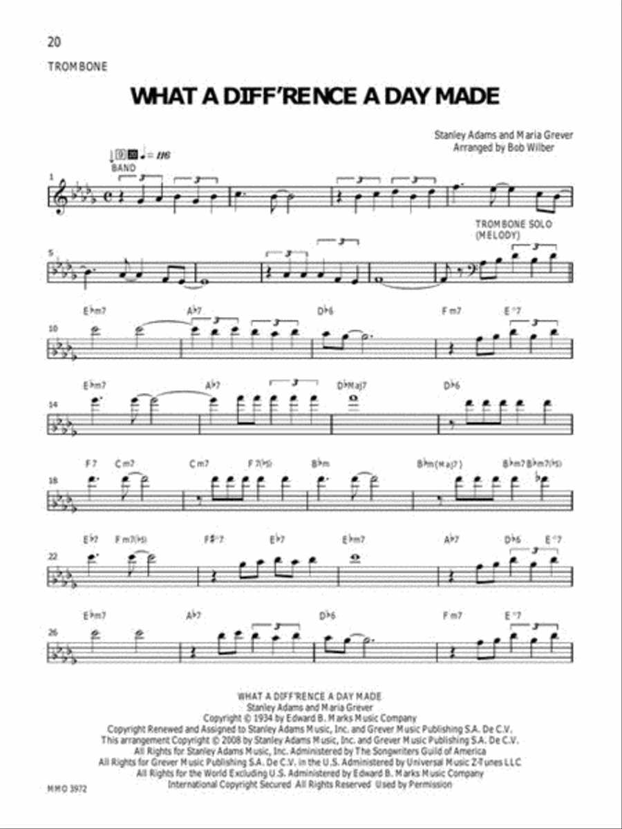 Play Ballads with a Band Trombone scores gallery preview page 6