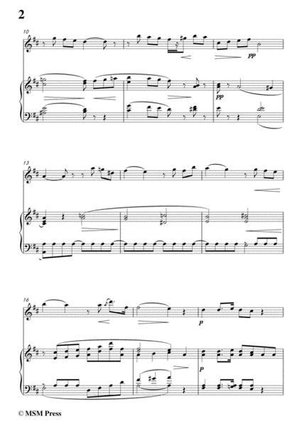 Bizet-Vieille Chanson,for Violin and Piano image number null
