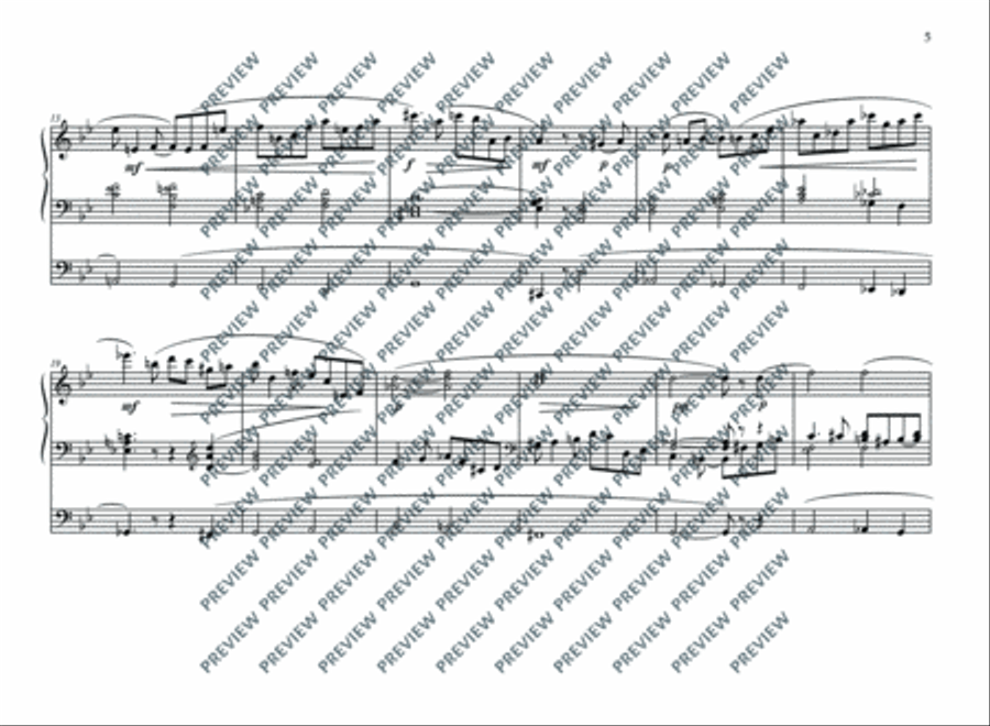 10 Choral Preludes 10 Choral Preludes Organ scores gallery preview page 8