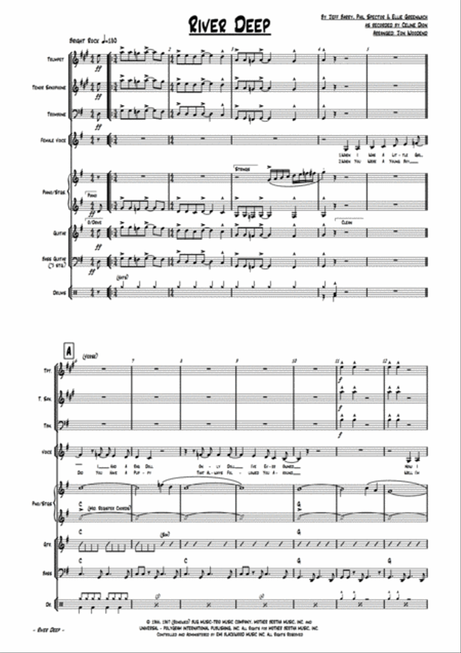 River Deep - Mountain High Jazz Ensemble scores gallery preview page 5