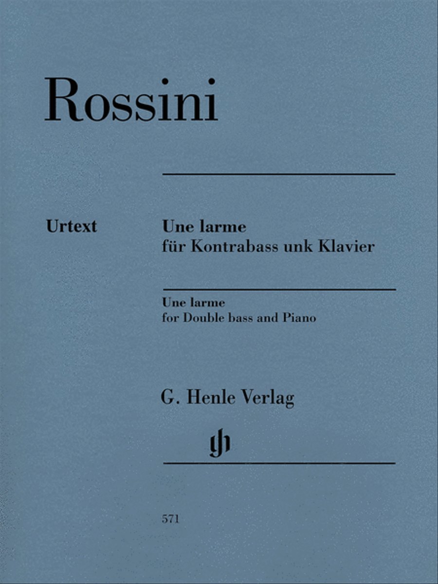Une Larme Double Bass scores gallery preview page 1
