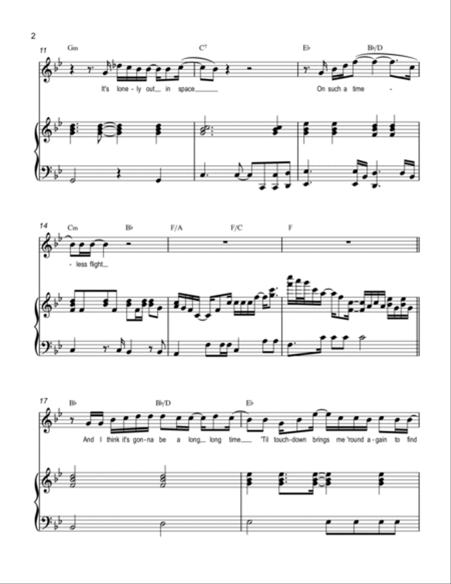 Rocket Man Voice scores gallery preview page 2