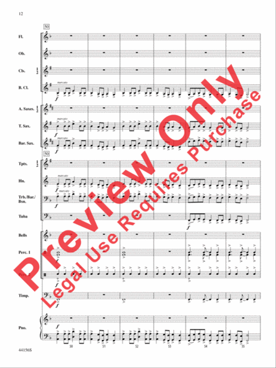 Holiday Celebrations Concert Band scores gallery preview page 12