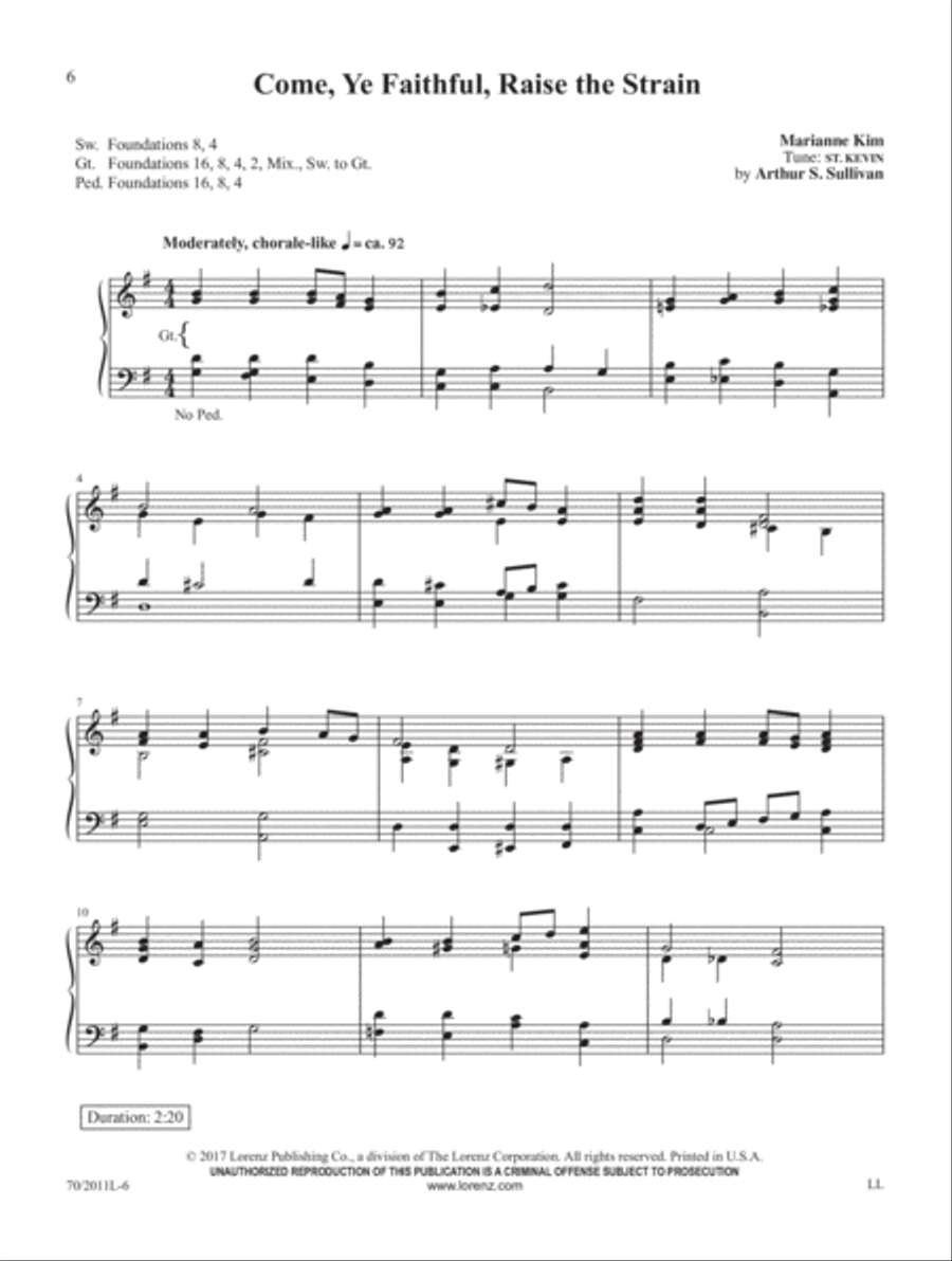Easter and After Easter and After Organ Solo scores gallery preview page 3