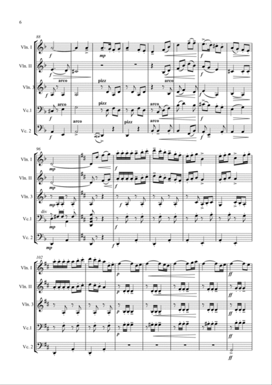 Sea Shanty Dance, for String Orchestra (School Arrangement)