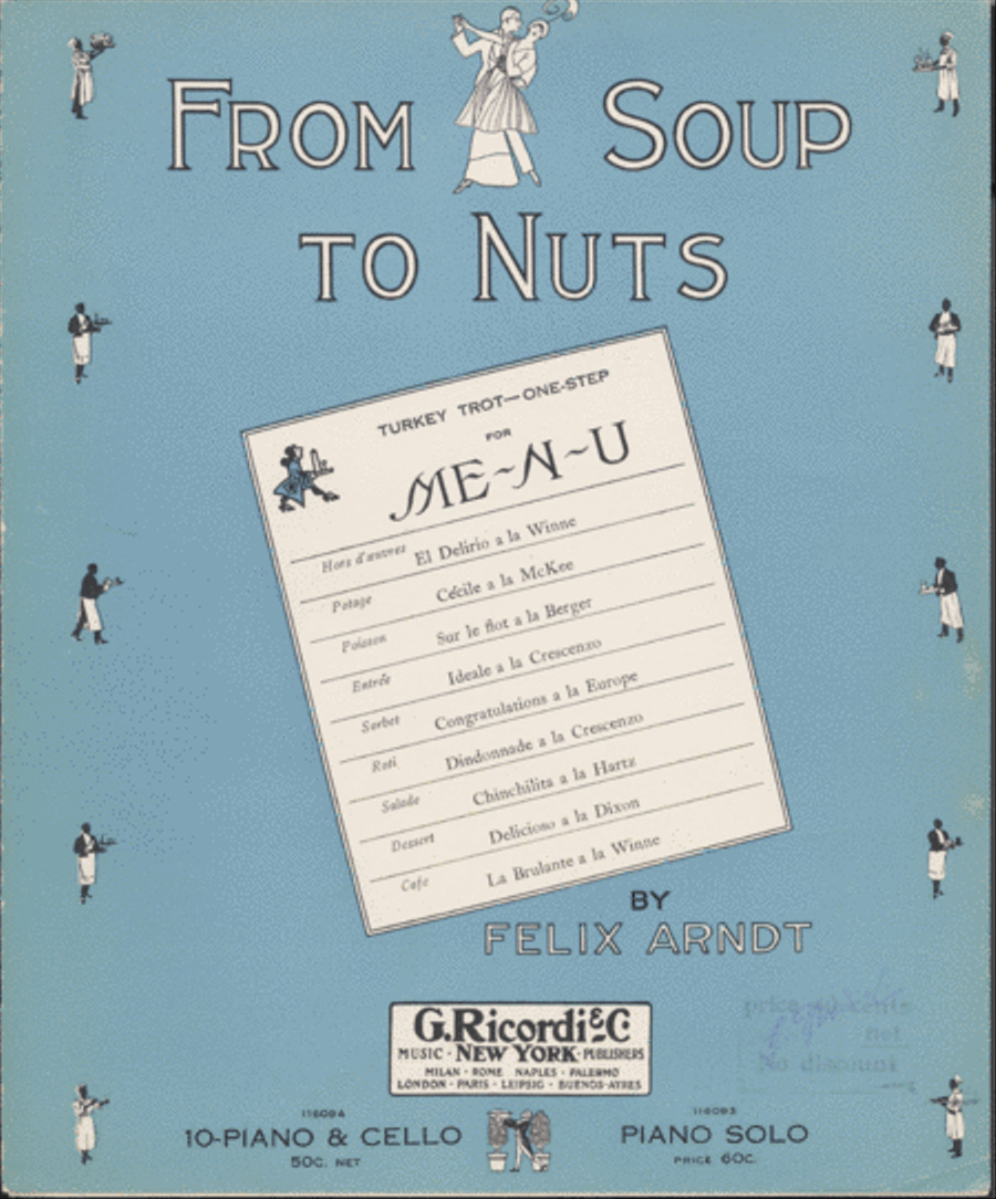 From Soup To Nuts. Turkey Trot-One-Step Piano Solo scores gallery preview page 1