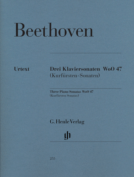 Beethoven, Ludwig van: 3 Piano sonatas WoO 47 [Kurfursten]