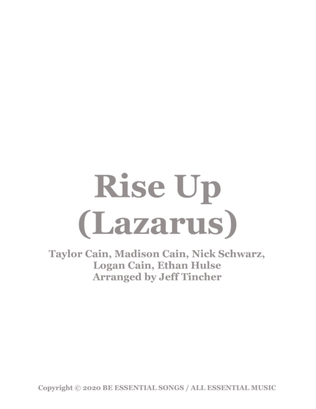 Book cover for Rise Up (lazarus)