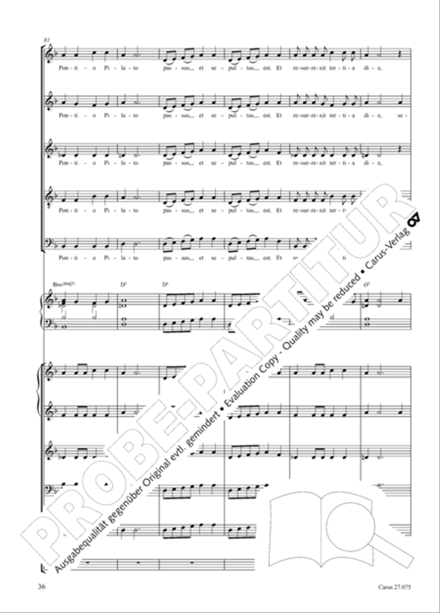 Missa secunda Missa secunda SSA scores gallery preview page 37