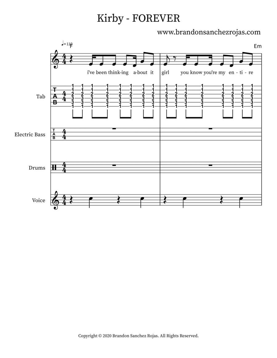 Kirby - FOREVER Kirby - FOREVER Large Ensemble scores gallery preview page 1