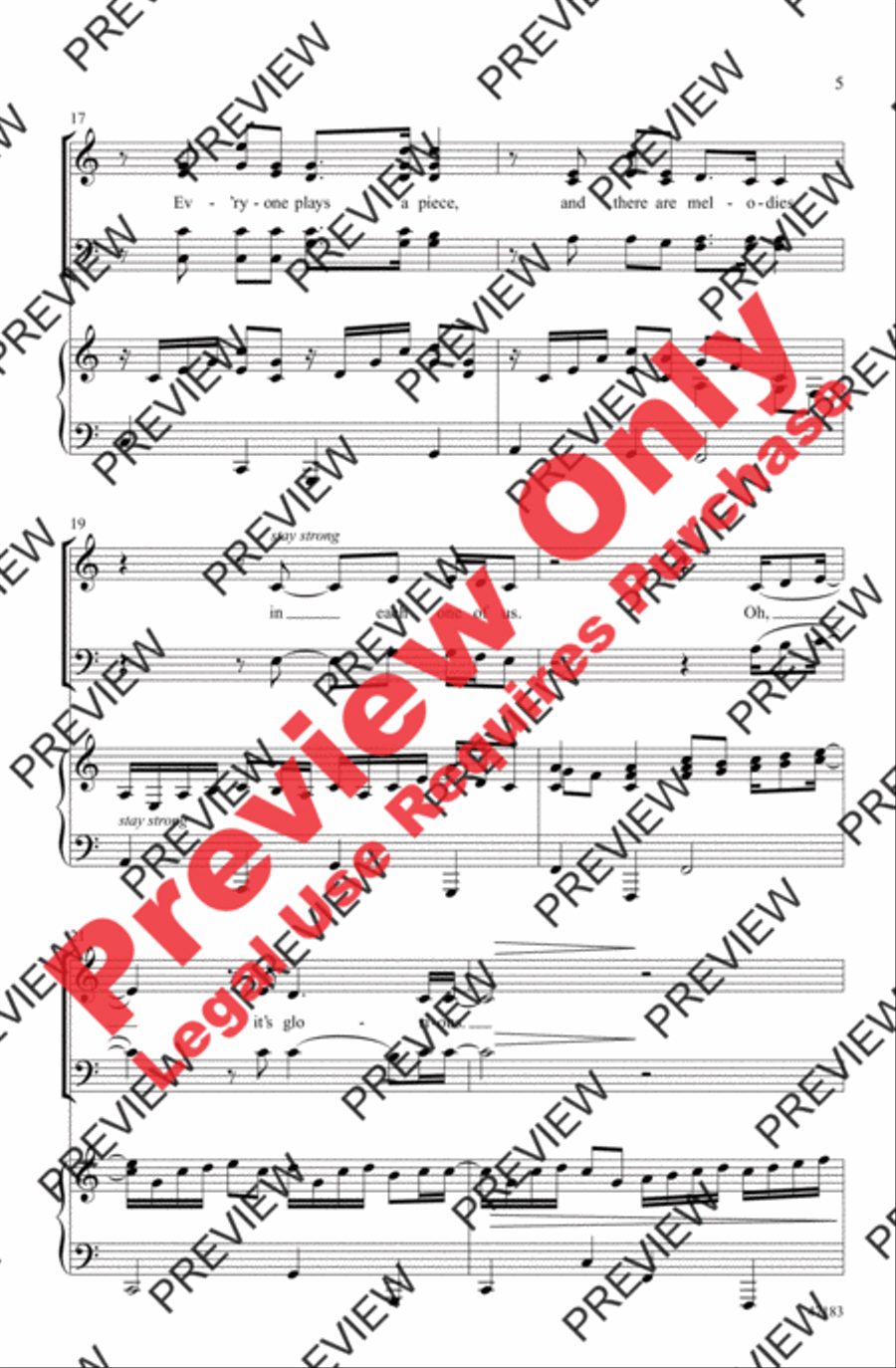 Glorious 4-Part scores gallery preview page 5