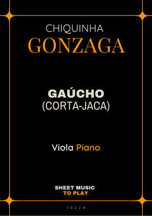 Gaúcho (Corta-Jaca) - Viola and Piano - W/Chords (Full Score and Parts)