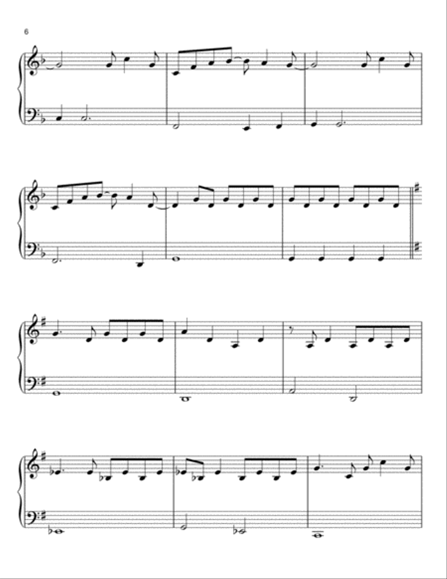 Twilight Easy Piano Solo Pack featuring Bella's Lullaby Easy Piano scores gallery preview page 6