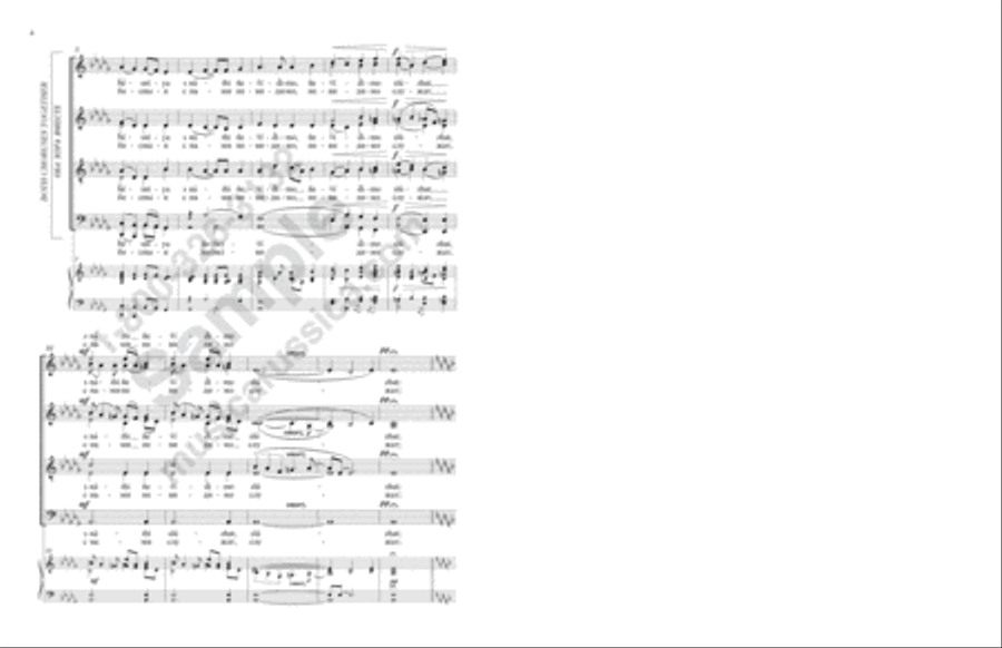 Now the Powers of Heaven 4-Part scores gallery preview page 3