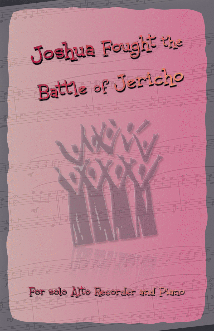 Joshua Fought the Battles of Jericho, Gospel Song for Alto Recorder and Piano Alto Recorder scores gallery preview page 1