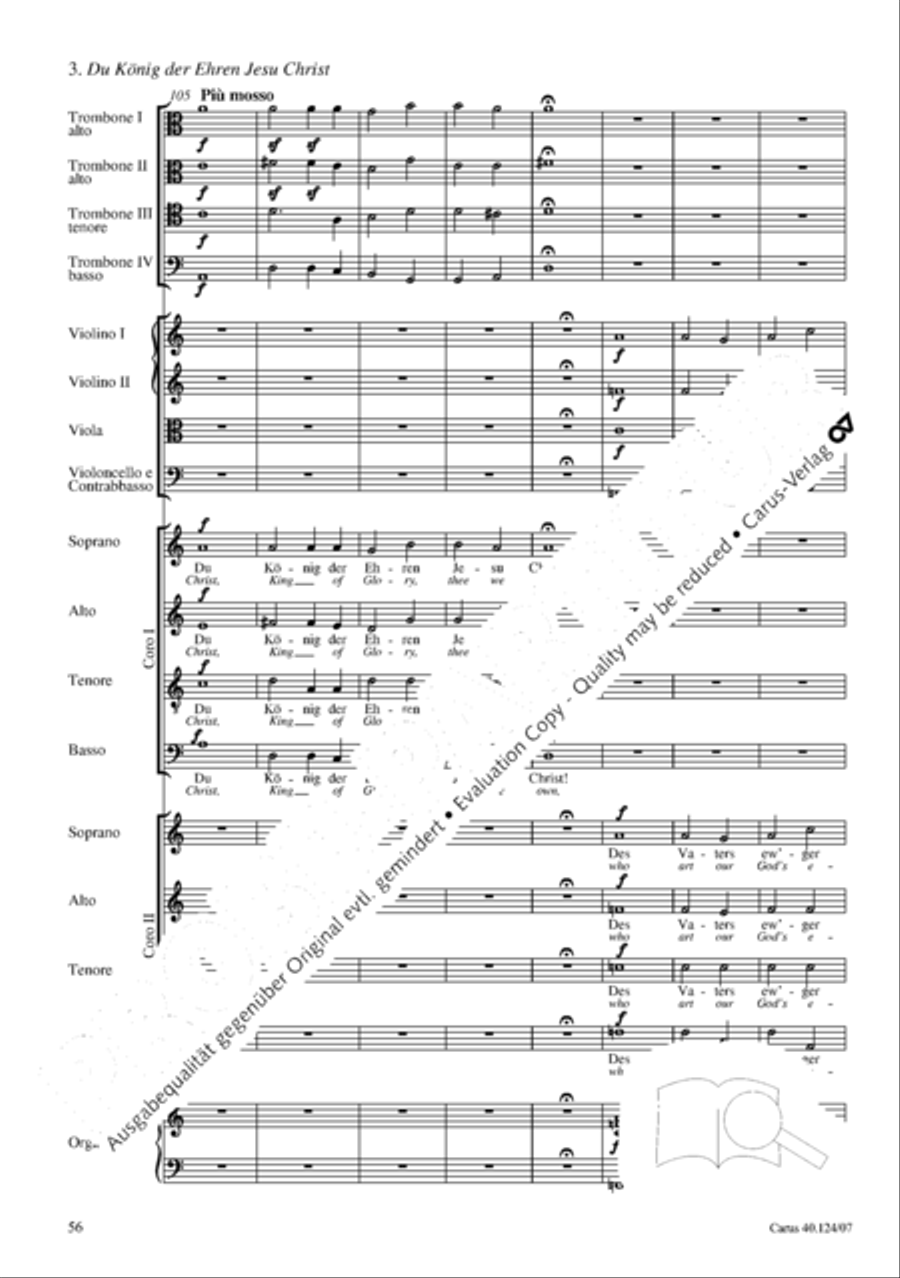 Kyrie in d + Herr Gott, dich loben wir Orchestra scores gallery preview page 57