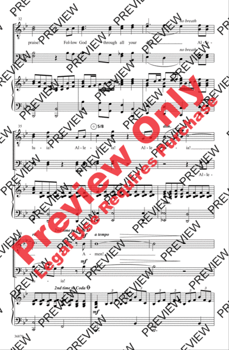Arise, O Men of God Arise, O Men of God Men's Choir scores gallery preview page 6