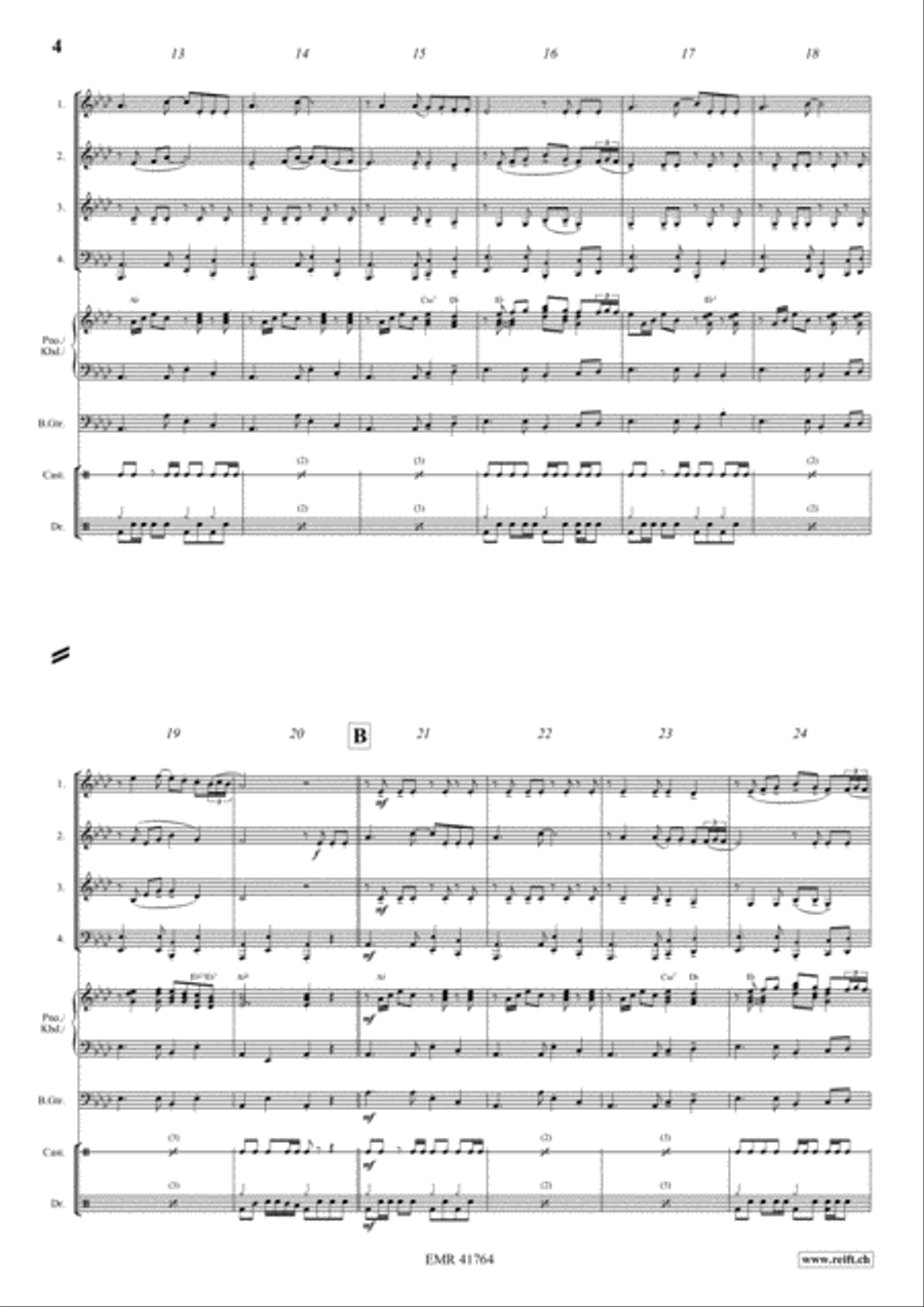 La Cucaracha Bass Guitar scores gallery preview page 4