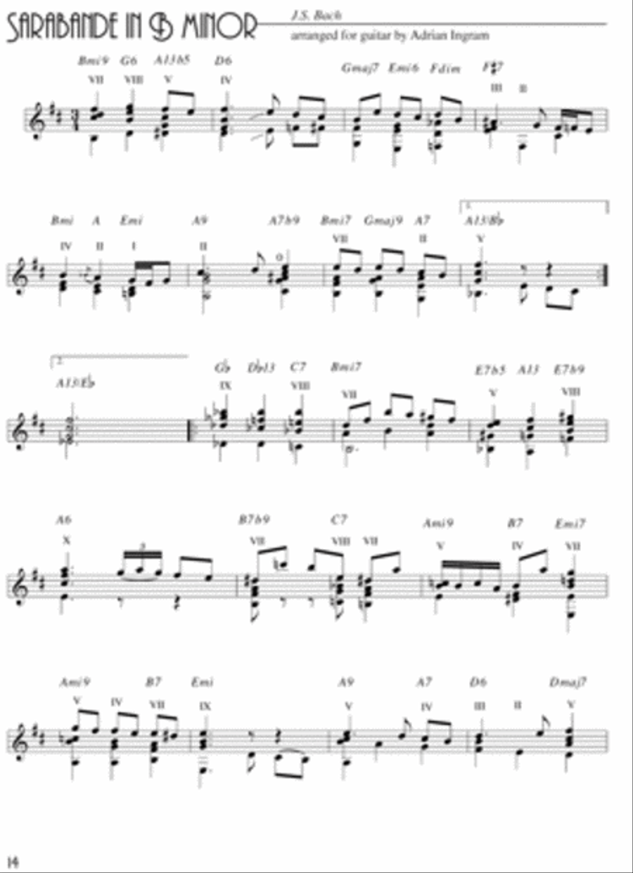 Jazz Bach For Fingerstyle Guitar Electric Guitar scores gallery preview page 2