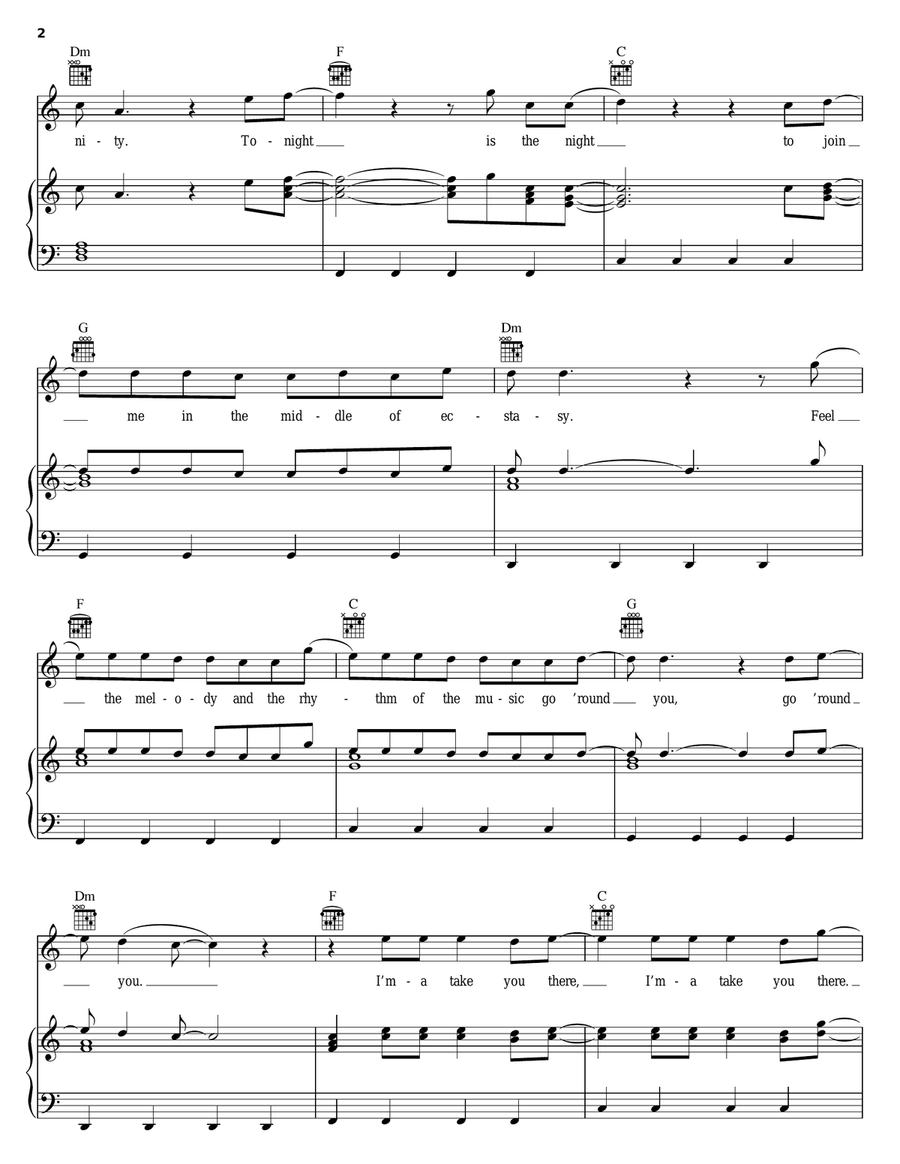 Forever Piano, Vocal, Guitar scores gallery preview page 2