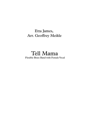 Book cover for Tell Mama