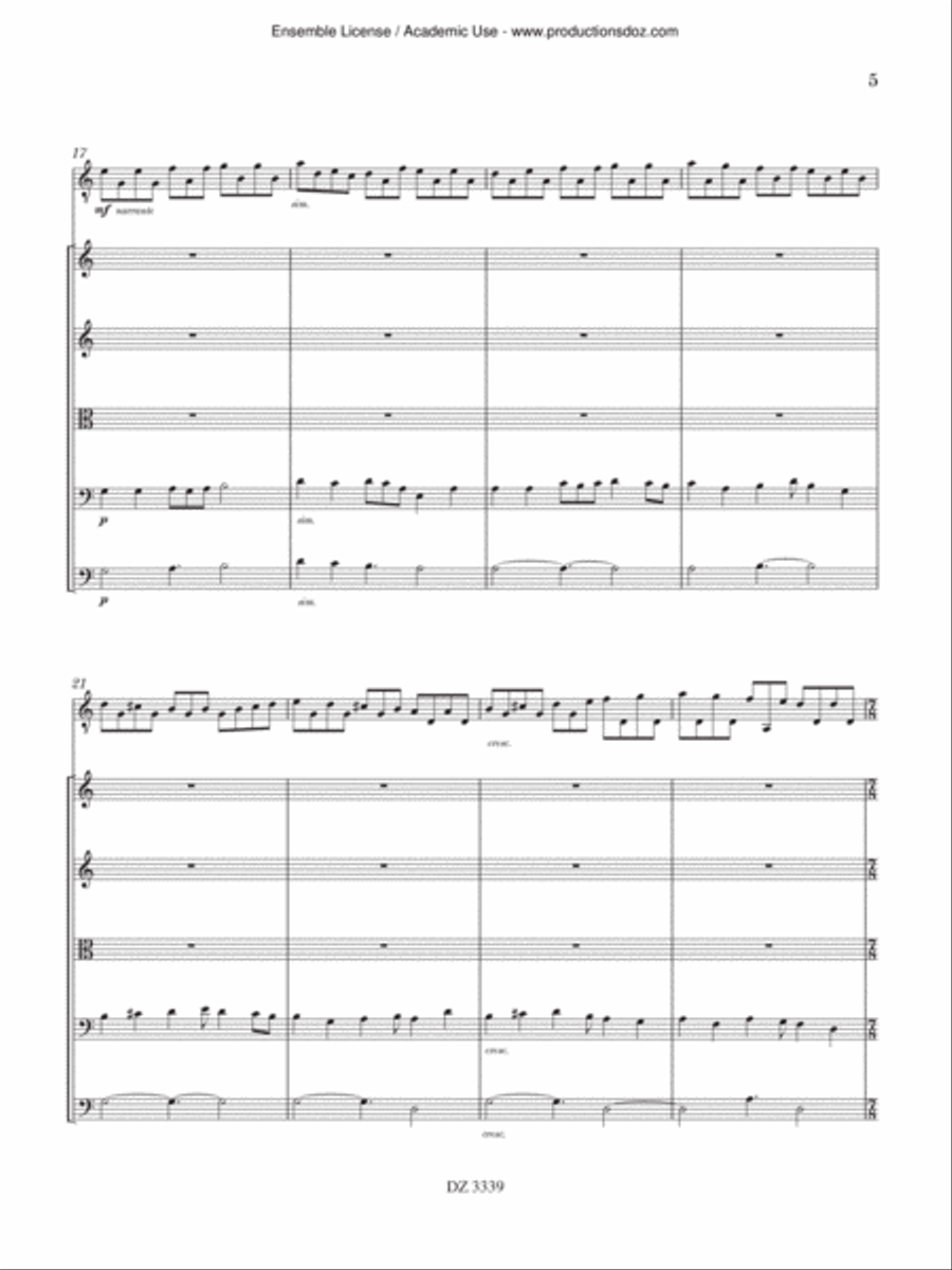 Concertino facile Concertino facile Score scores gallery preview page 5