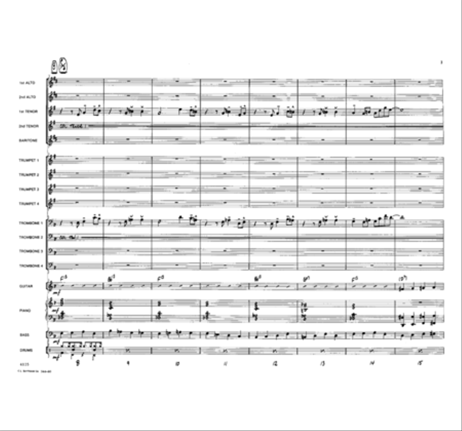 No Scuffle Shuffle Jazz Ensemble scores gallery preview page 3