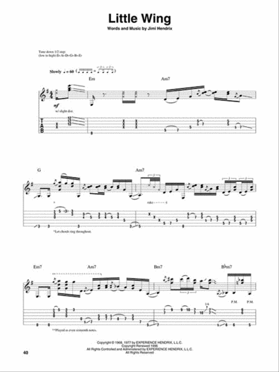 Stevie Ray Vaughan Guitar scores gallery preview page 5
